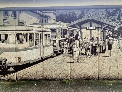 Annot Station and Train des Pignes — Street art in Grenoble