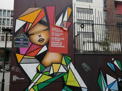 Composition Géométrique par Stoul — Street art de Stoul à Paris