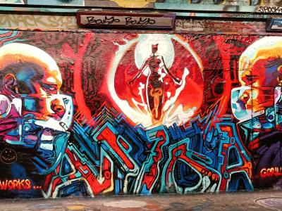 Dynamic Energy Circles — Street art in London