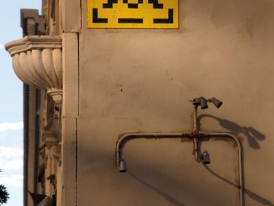 SD_19, Space Invader on 1122 4th Avenue — Street art by Invader in San Diego