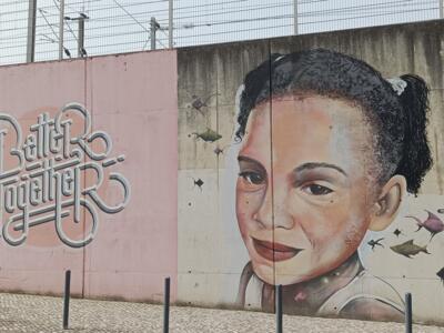 Better Together — Street art by João Varela in Lisboa
