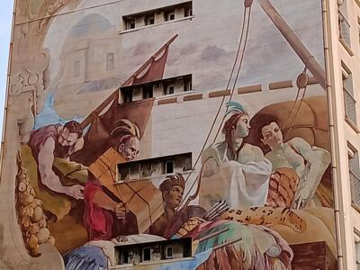 Return from the New World — Street art by Denis Carenco, Nathalie Carenco in Marseille