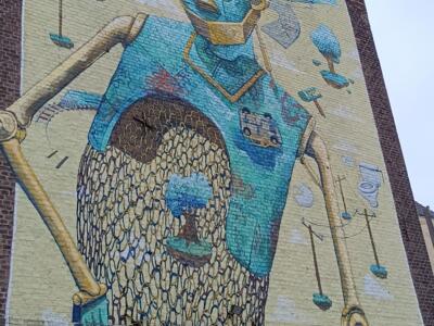 Rusted Ideas par Pixel Pancho — Street art de Pixel Pancho à Düsseldorf