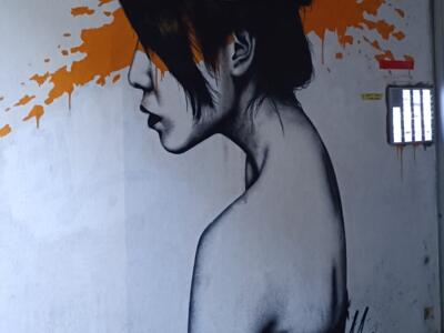 Profile portrait by Fin DAC — Street art by Fin Dac in Düsseldorf