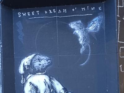 Sweet Dream o' Mine by L.E.T. — Street art by L.E.T. in Düsseldorf