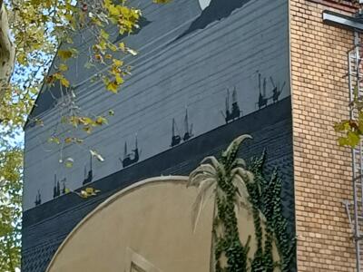 51 perCent, the gold coin — Street art by Captain Borderline in Köln