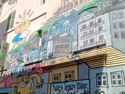 WAAW Marseille panorama by M. Chat — Street art by M. Chat in Marseille