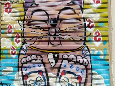 Maneki-neko par Choofy — Street art de Choofy à Marseille