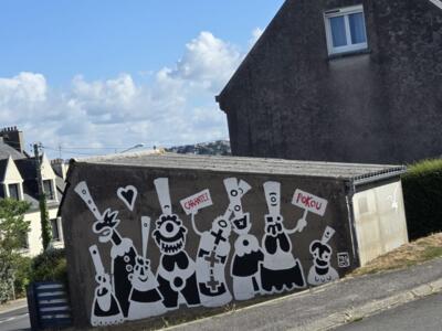Pokou — Street art de Frob à Crozon