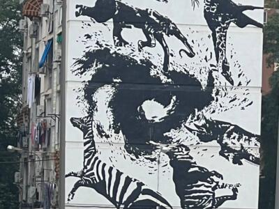 Animal's Black Hole — Street art by Victor Ash in Sevilla