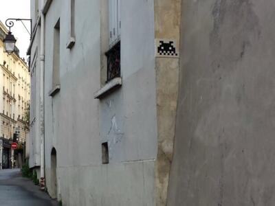 PA_55, Space Invader de la rue du Moulin-des-Prés — Street art de Invader à Paris