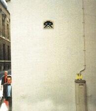 PA_96, Space Invader at 69 Rue de Richelieu — Street art by Invader in Paris