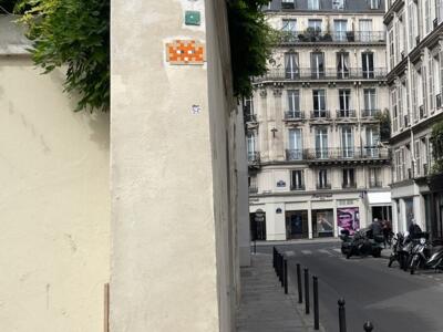 PA_182, Space Invader at 18 Rue Madame — Street art by Invader in Paris