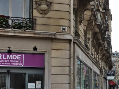 PA_184, Space Invader on Rue Danton — Street art by Invader in Paris