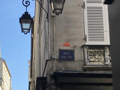 PA_186, Space Invader de la rue Jacob — Street art de Invader à Paris