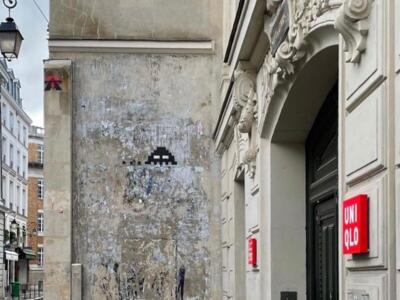 PA_188, Space Invader at 37 Rue des Francs-Bourgeois — Street art by Invader, A2 in Paris