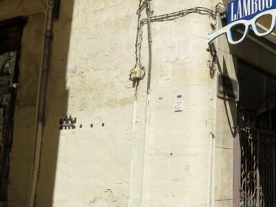 MPL_17, Space Invader on Rue Sainte-Anne — Street art by Invader in Montpellier