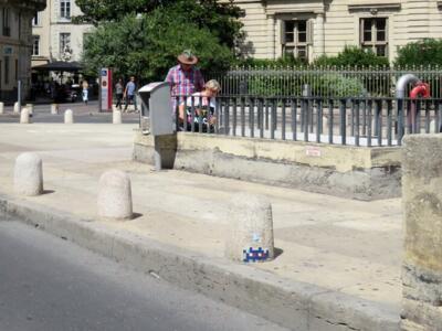MPL_31, Space Invader on 7 Place des Martyrs-de-la-Résistance — Street art by Invader in Montpellier