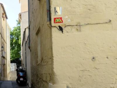 MPL_27, Space Invader on Rue de la Vieille Intendance — Street art by Invader in Montpellier