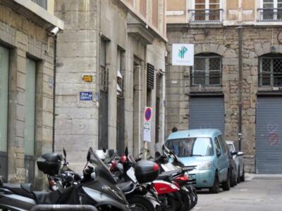 LY_23, Space Invader on Rue Donnée — Street art by Invader in Lyon