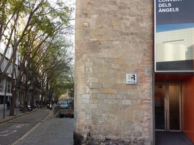 BRC_01, Space Invader on 5-6 Carrer dels Àngels — Street art by Invader in Barcelona
