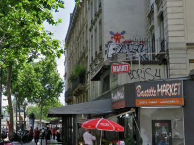 PA_555, Space Invader du boulevard Beaumarchais — Street art de Invader à Paris
