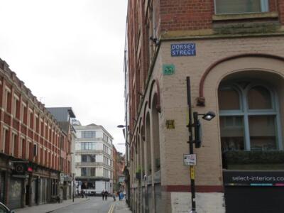 MAN_03, Space Invader on 72 Tib Street — Street art by Invader in Manchester