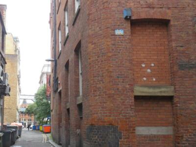 MAN_34, Space Invader on College Land — Street art by Invader in Manchester