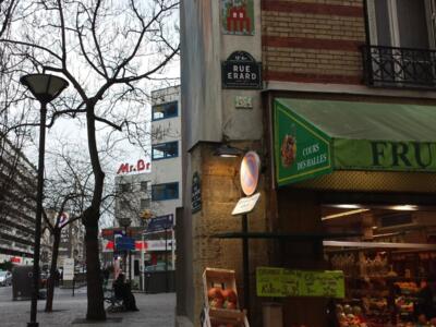 PA_604, Space Invader on Place Jean Lauprêtre — Street art by Invader in Paris
