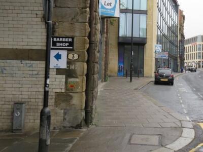 NCL_10, Space Invader on Westgate Road — Street art by Invader in Newcastle upon Tyne