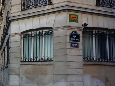 PA_733, Space Invader on 36 Rue du Moulin Joly — Street art by Invader in Paris
