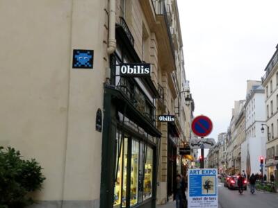 PA_736, Space Invader de la rue Saint-Honoré — Street art de Invader à Paris