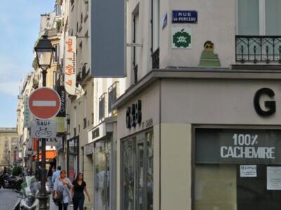 PA_814, Space Invader de la rue du Ponceau — Street art de Invader à Paris
