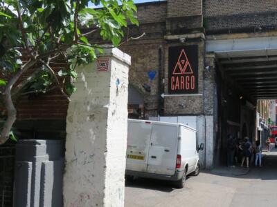 LDN_97, Space Invader on 83 Rivington Street — Street art by Invader in London