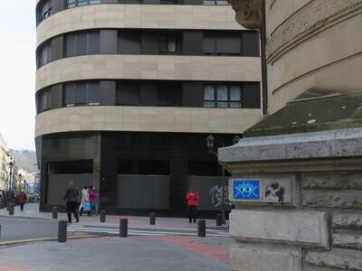 BBO_34, Space Invader on 8 Bertendona kalea — Street art by Invader in Bilbao