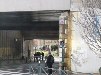 PA_897, Space Invader du boulevard Gabriel Péri — Street art de Invader à Paris