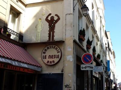 PA_1051, Space Invader de la rue de Nesle — Street art de Invader à Paris