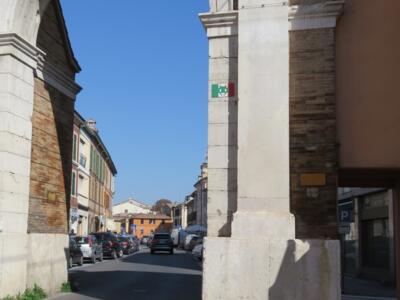 RA_10, Space Invader on Via Castel San Pietro — Street art by Invader in Ravenna