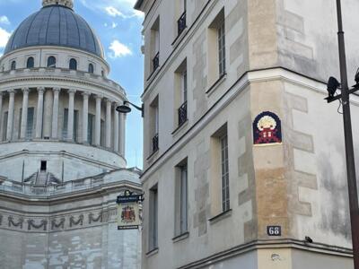 PA_1171, Space Invader de la rue de la Montagne Sainte-Geneviève — Street art de Invader à Paris