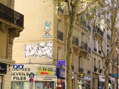 PA_1083, Space Invader on Impasse Cordon-Boussard — Street art by Invader in Paris