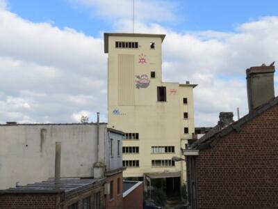 CHAR_01, Space Invader on 24 Rue Bosquetville — Street art by Invader in Charleroi