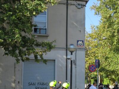 RA_22, Space Invader de Via Giulio Alberoni — Street art de Invader à Ravenna