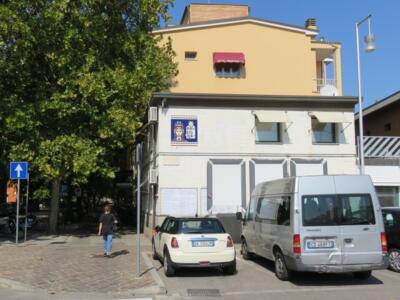 RA_34, Space Invader on Via Pietro Maroncelli — Street art by Invader in Ravenna