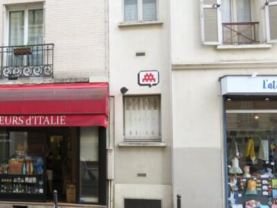 PA_1183, Space Invader de la rue Marsoulan — Street art de Invader à Paris