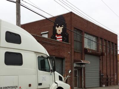 NY_149, Space Invader de Gardner Ave — Street art de Invader à New York