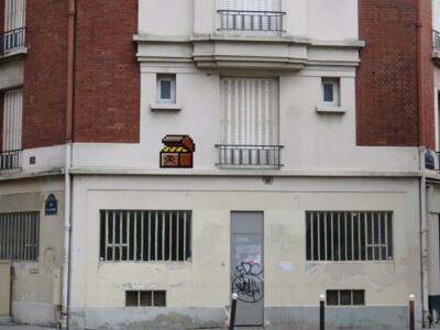 PA_1242, Space Invader on 26 rue de la Plaine — Street art by Invader in Paris