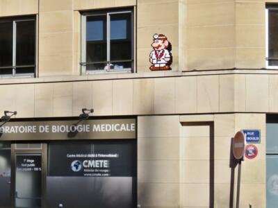 PA_1262, Space Invader de la rue du Bouloi — Street art de Invader à Paris