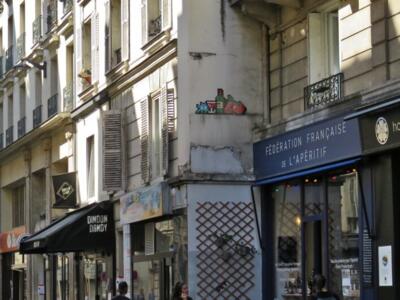 PA_1324, Space Invader de la rue Paradis — Street art de Invader à Paris