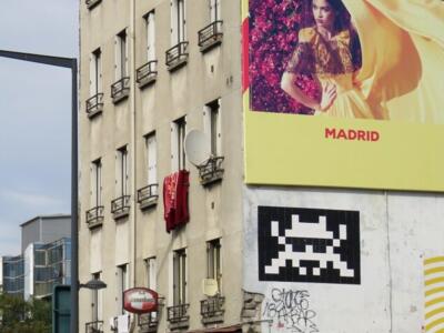 PA_1369, Space Invader de l'avenue du Président Wilson — Street art de Invader à Saint-Denis