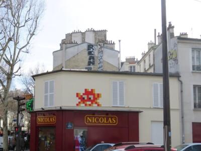 PA_1377, Space Invader de l'avenue de Saint-Ouen — Street art de Invader à Paris
